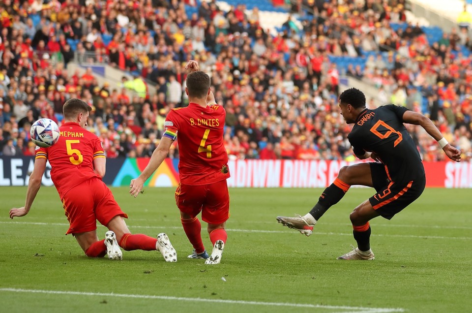 PSV forward and Arsenal target Cody Gakpo failed to get on the score sheet in Cardiff