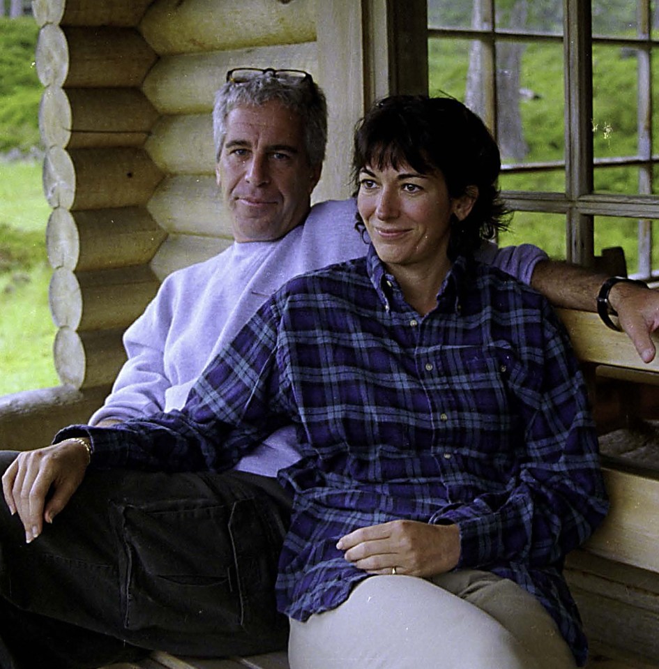 Epstein and Maxwell were photographed at The Queen's log cabin in Balmoral