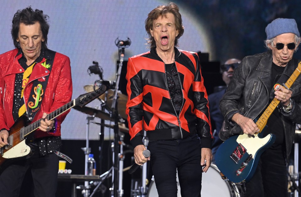 The Rolling Stones, above at Liverpool's Anfield Stadium, are ready and raring to go