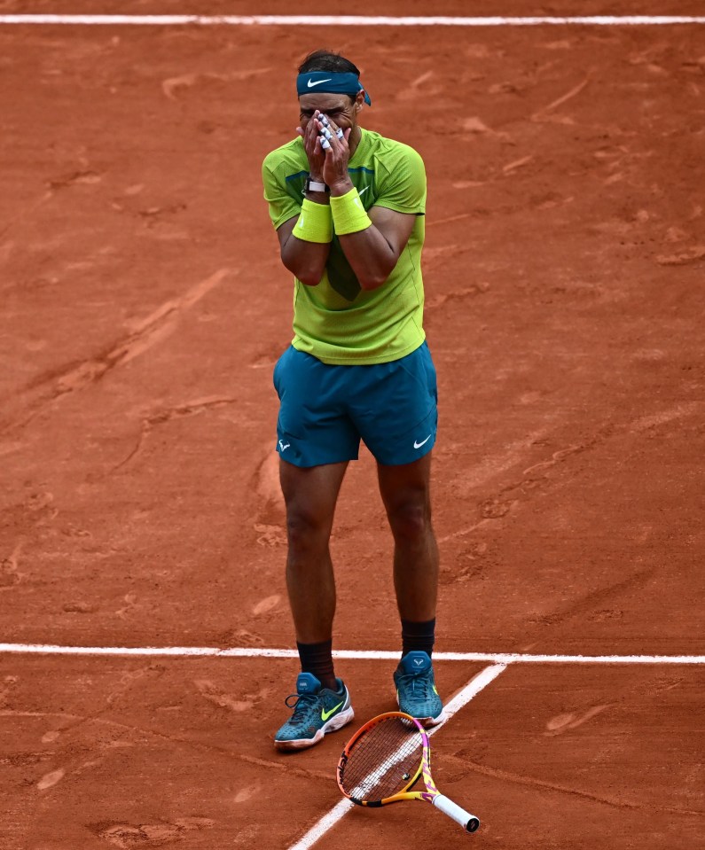 The historic magnitude of Rafael Nadal's victory seemed tough for even the Spanish all-time great to take in