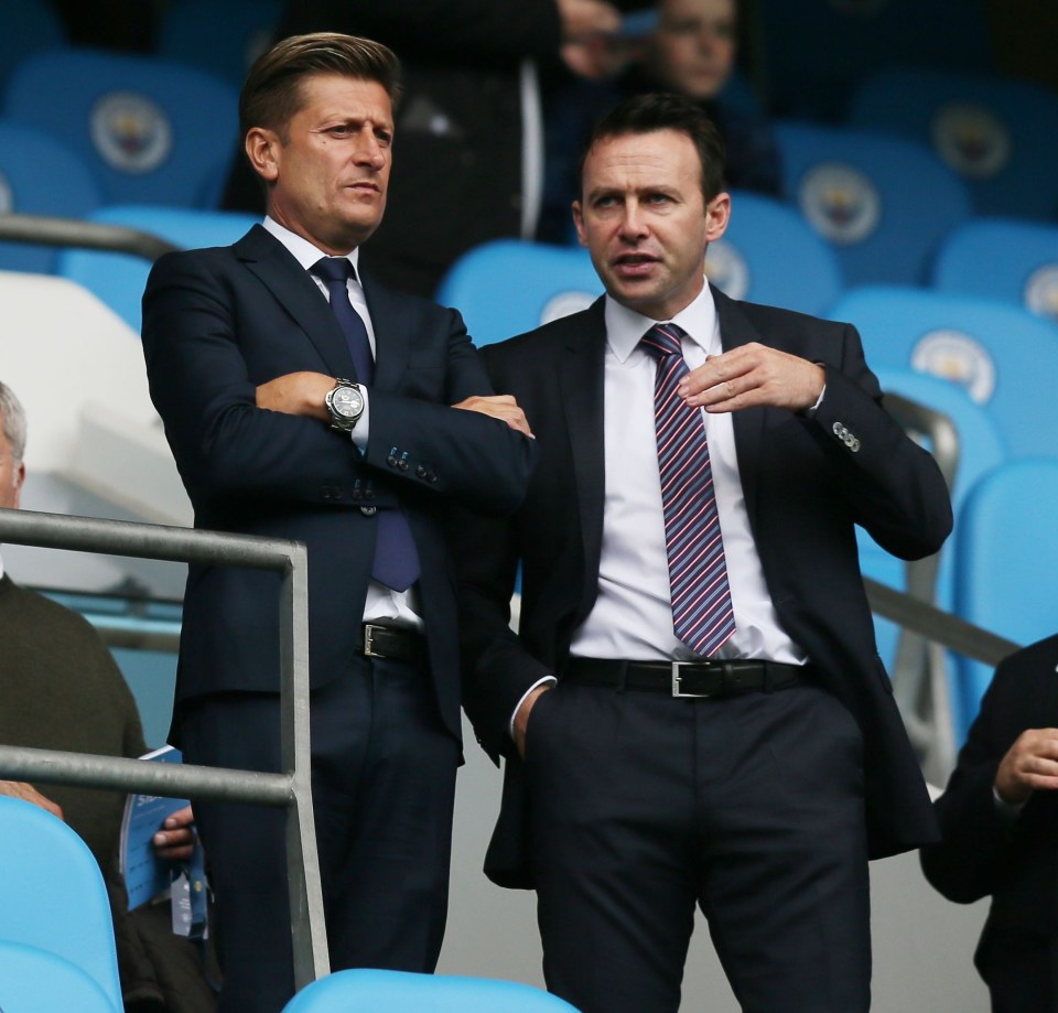 Palace chairman Steve Parish and director Freedman