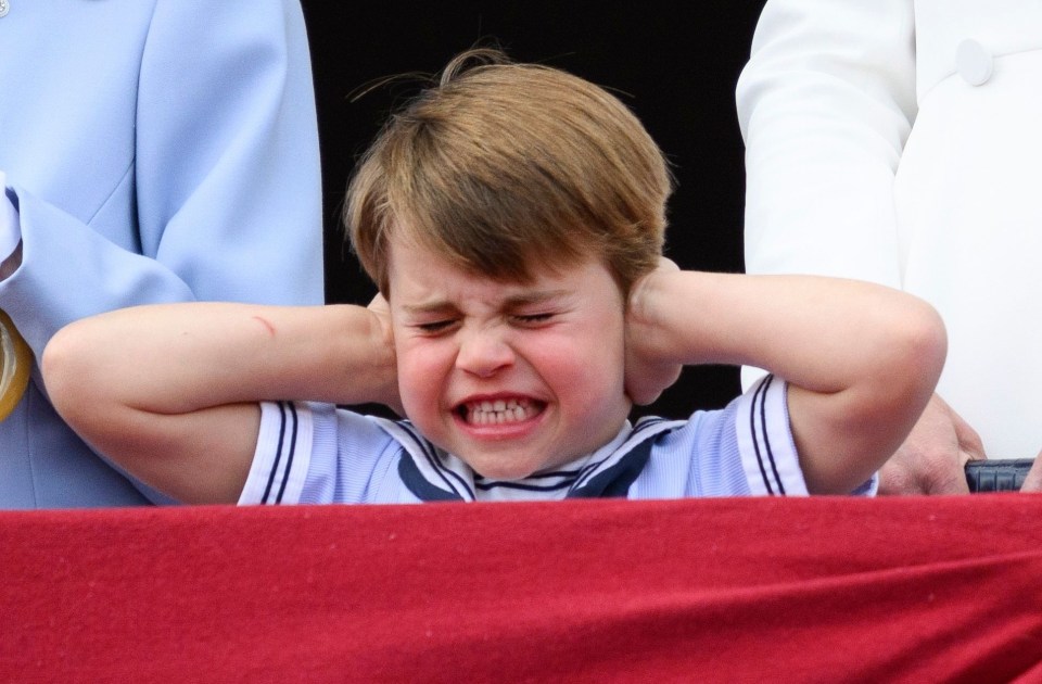 A nation smiled to see the tiny figure of four-year-old Prince Louis, dapper in a sailor suit, cover his ears on the balcony of Buckingham Palace at the racket the fly-by made