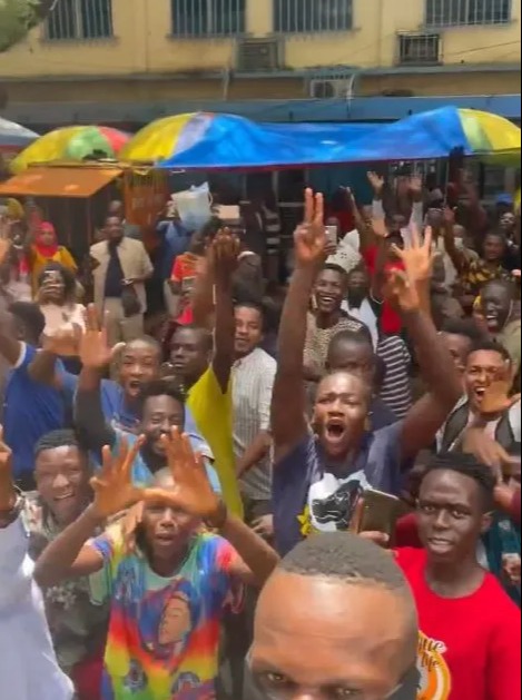 Thousands of fans flooded the streets as Pogba cruised around in an open-top vehicle