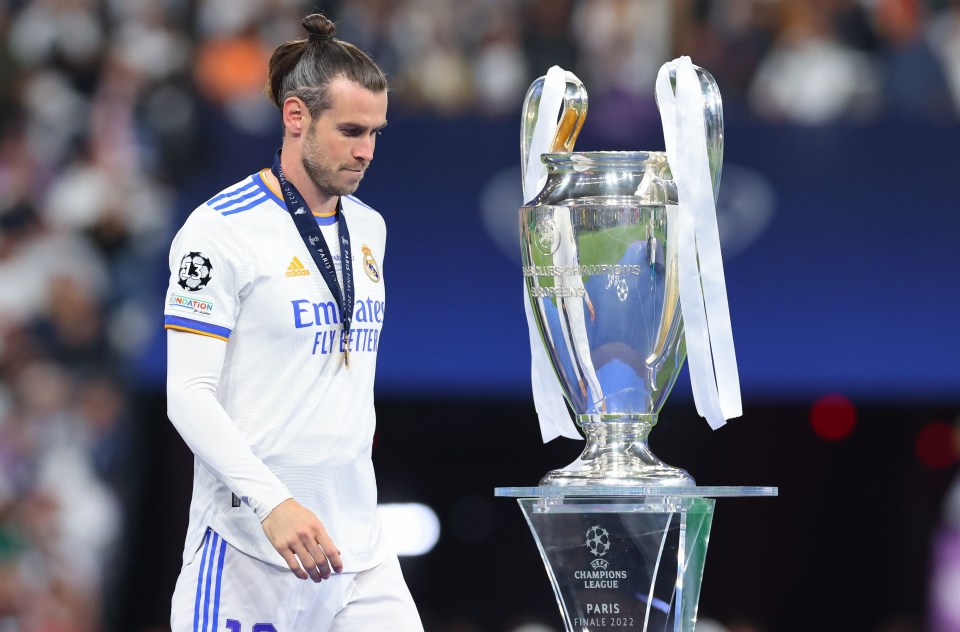 Gareth Bale leaves Real Madrid as a five-time Champions League winner