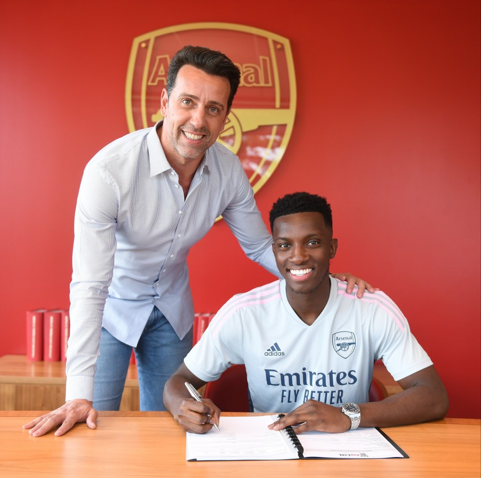 Nketiah has signed a new long-term deal with the Gunners