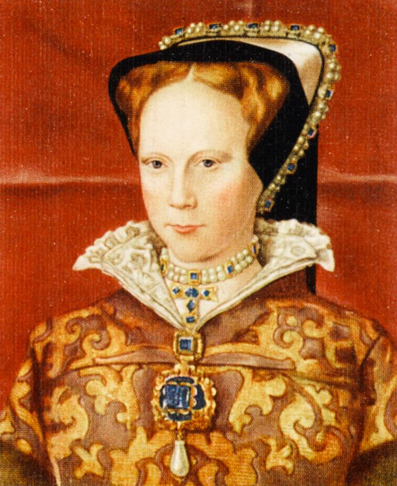 Mary I was the daughter of Henry VIII and Catherine of Aragon.