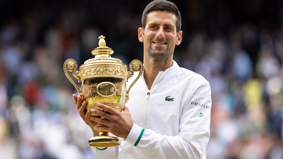 Novak Djokovic is aiming for his seventh Wimbledon title