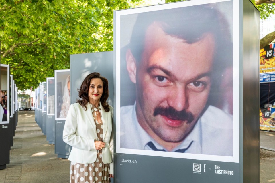 David's photo has been used in a new exhibition by CALM on London's Southbank