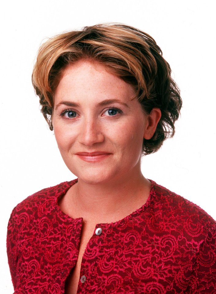 Lucy as Natalie in an EastEnders promo pic from her time on the soap