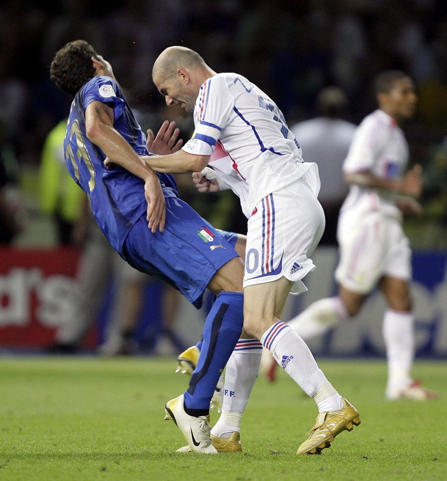 Zizou nutted Marco Materazzi during the 2006 World Cup final