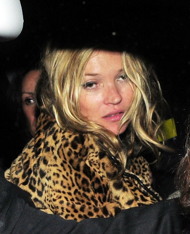 Party girl Kate out in London in 2010