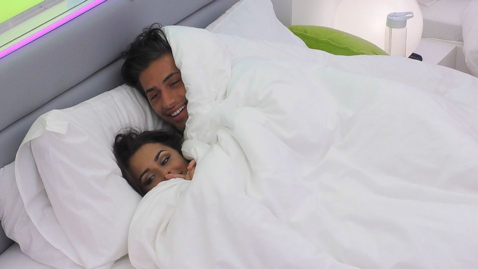 Kem Cetinay and Amber Davies got caught in the act during the day