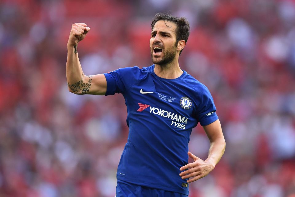 Fabregas returned to London after his Barcelona stint with Chelsea