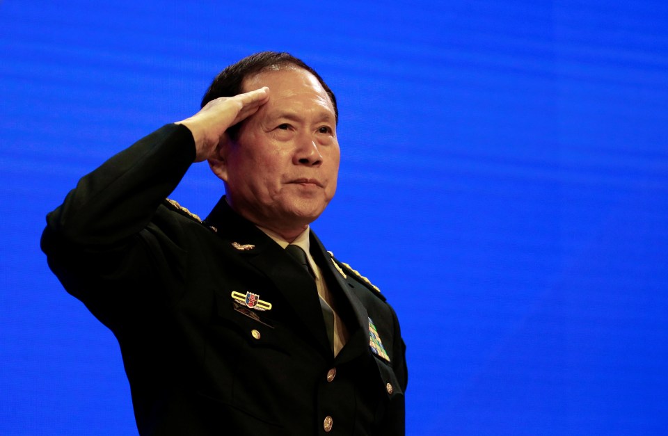 General Wei Fenghe warned China would 'not hesitate' to go to war over Taiwan