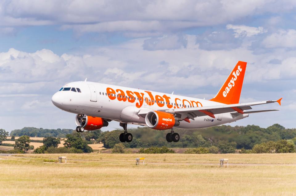 The unnamed man had been waiting for special assistance to disembark the easyJet flight (stock image)