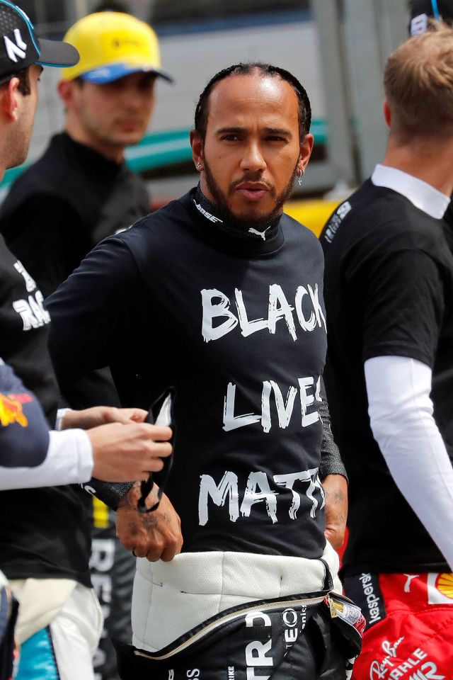 Sir Lewis Hamilton was publicly backed by Formula One after Nelson Piquet's racist slur