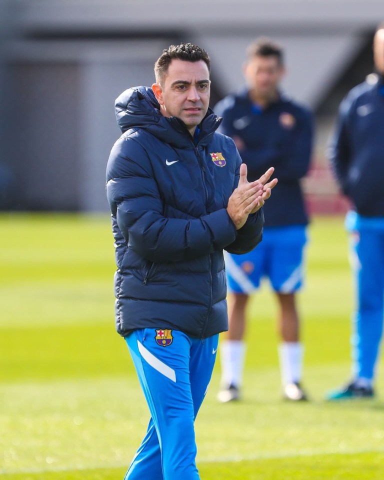 Barcelona manager Xavi is a former teammate of Pique