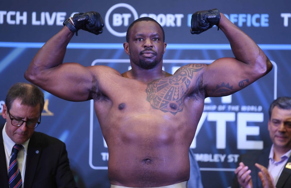 Dillian Whyte was called out by Daniel Dubois