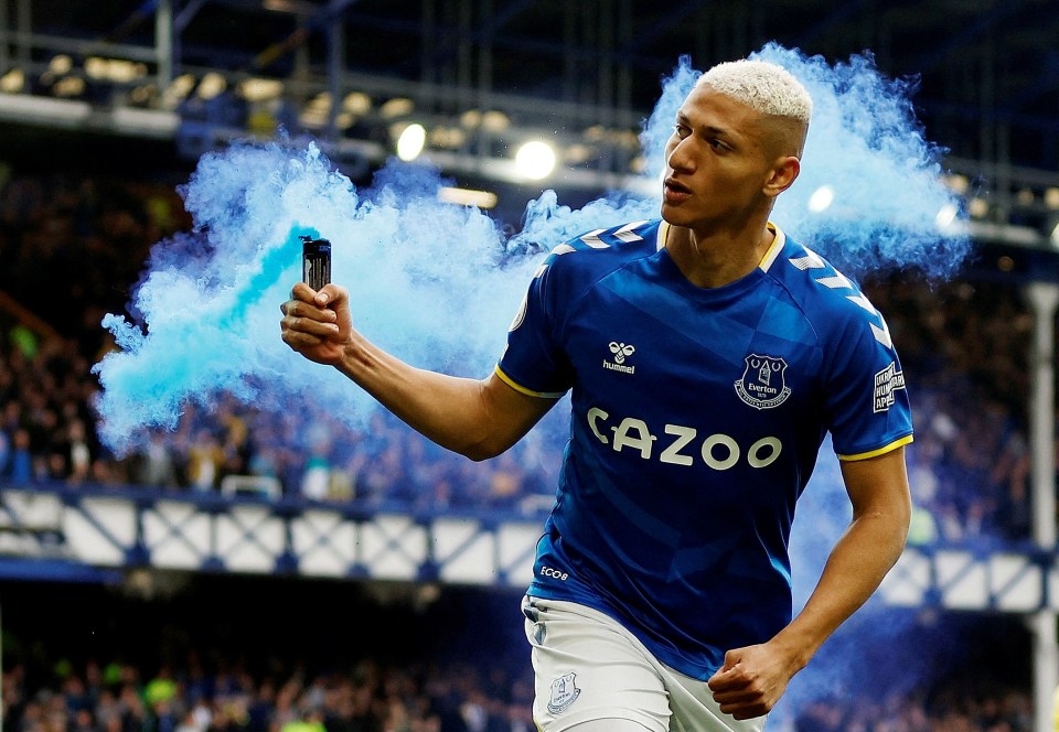 Everton striker Richarlison has been linked with moves to Tottenham and Everton