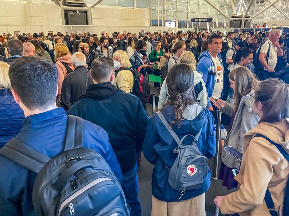 Snaking queues seen at Stansted Airport could become the new normal