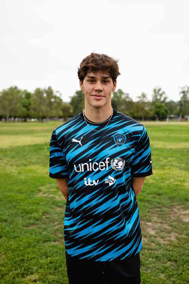 Noah Beck starred at this year's Soccer Aid and now plays against the Sidemen