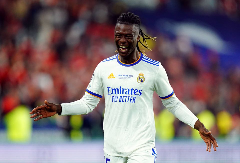 Real Madrid’s Eduardo Camavinga was signed last summer for a fee in the region of £35million