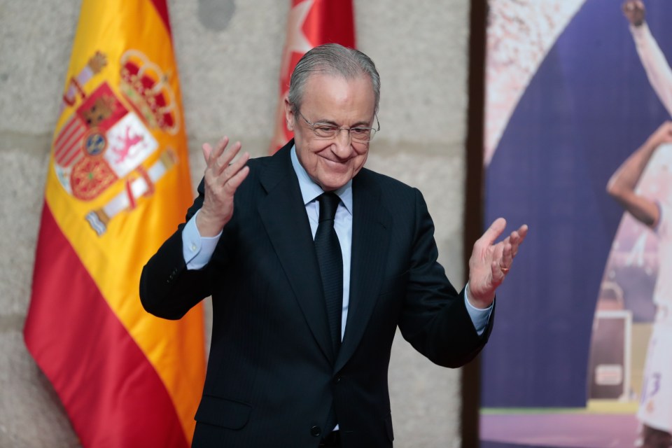 Florentino Perez says the star is already regretting his decision