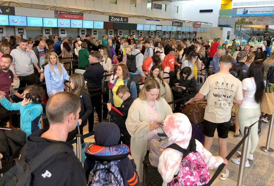 Manchester Airport is just one of the UK airports to have seen long delays for passengers