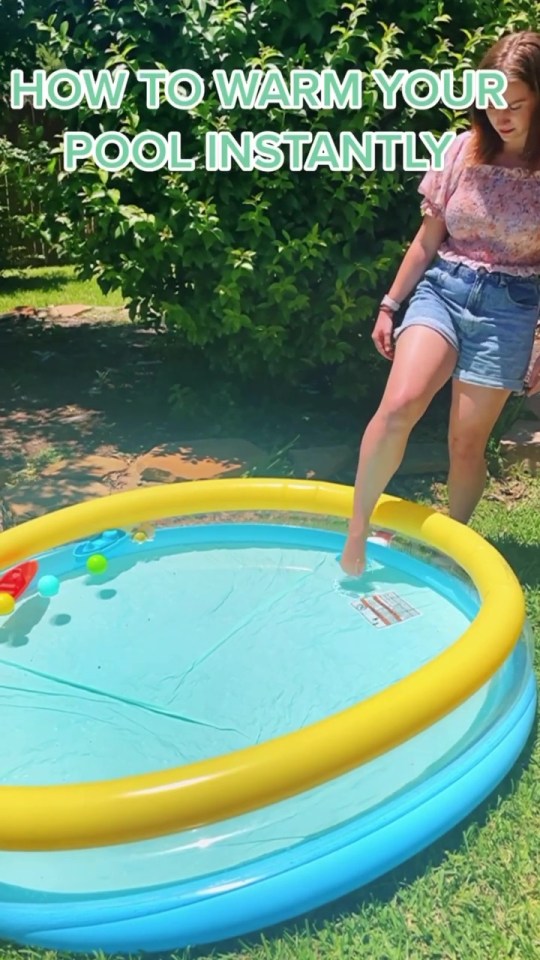 If your kids struggle with cold paddling pool water, this mum has shared a clever hack to warm it up quickly