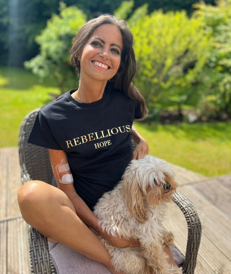 Bowel Babe Deborah James launched the collection of T-shirts in order to raise money for the Bowelbabe fund