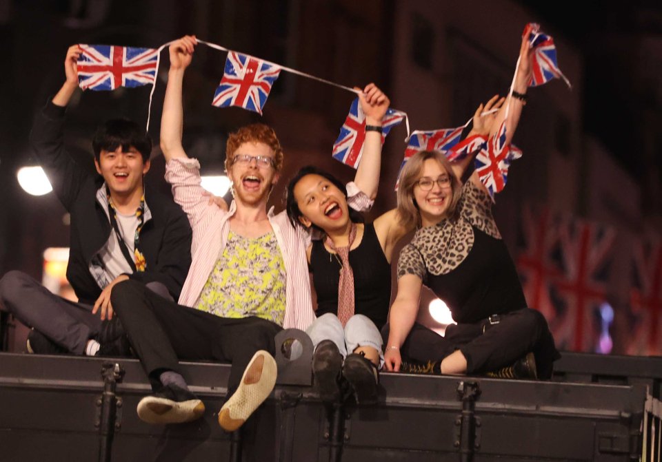 Revellers getting the party started in Leeds