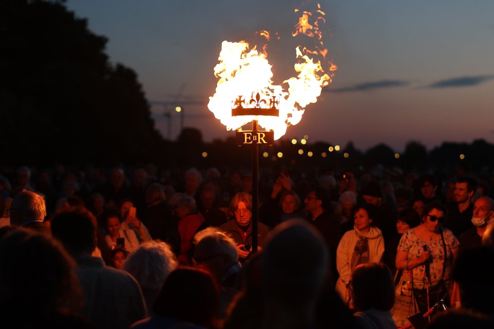 Crowds gathered in Blackheath, south-east London