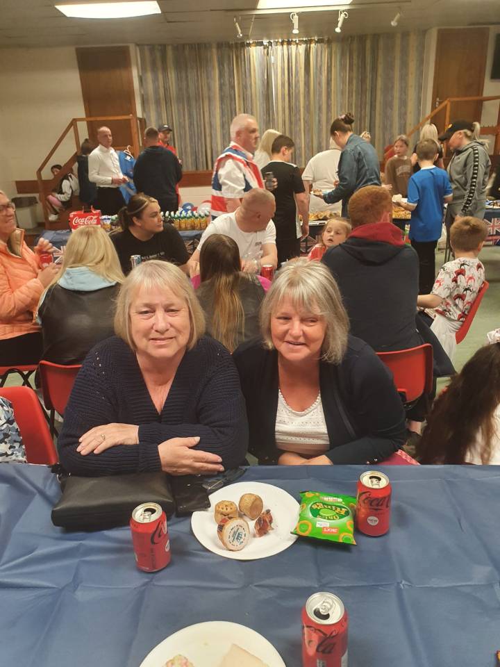 Winners in Hamilton tucked into a huge picnic buffet