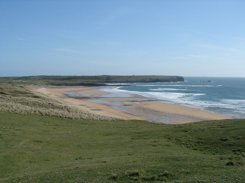 Frainslake Beach, Pembrokeshire Coast. A stunning beach used by the Ministry of Defence as a tank range.