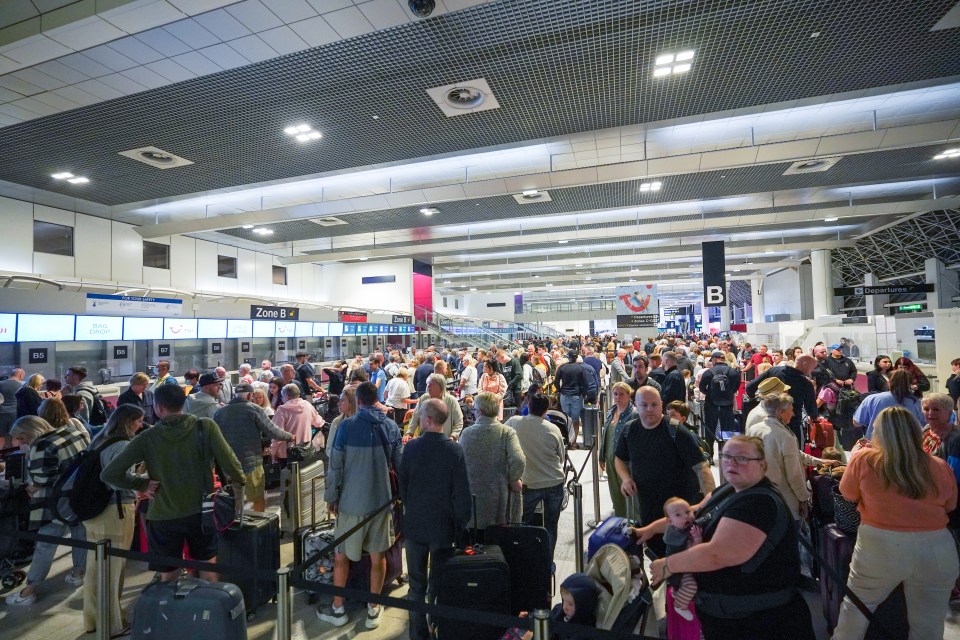 Britain's airports have been swamped by utter chaos in recent days