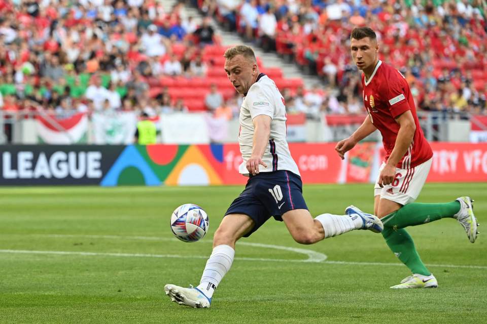 West Ham winger Jarrod Bowen impressed on his debut for England against Hungary