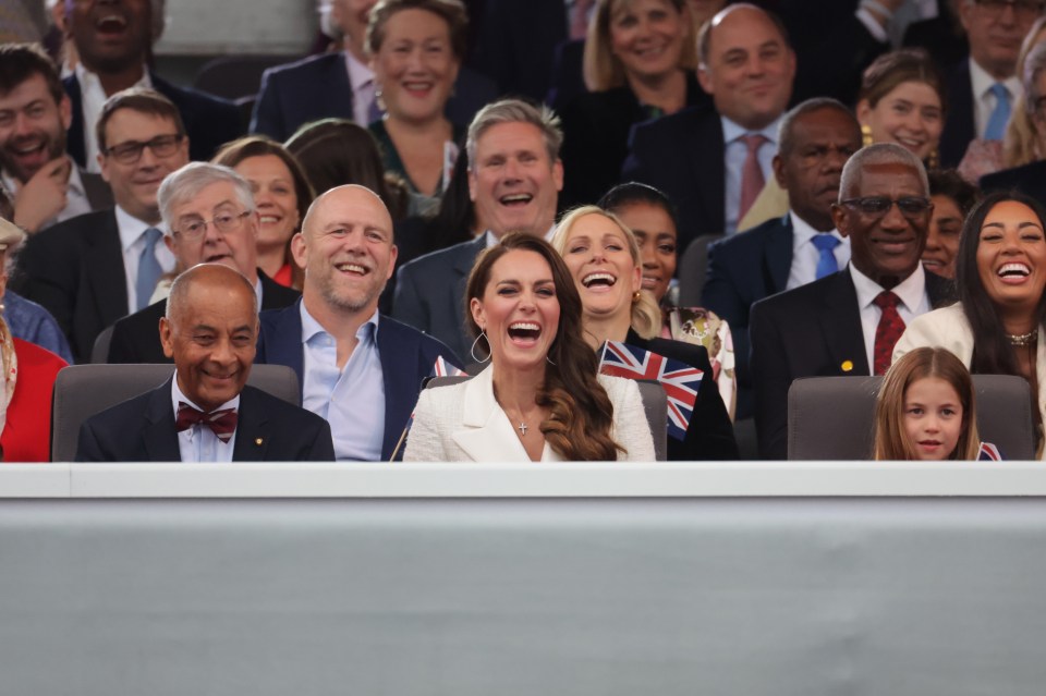 The royals seemed to be having a lovely evening at the show