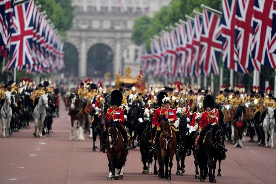 The Armed Forces led a special parade to mark the Queen's Platinum Jubilee