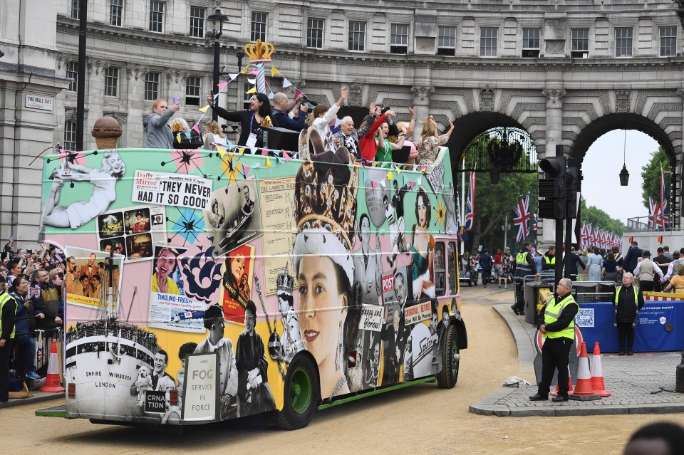 1950s  - open-top bus guests included the singer Sir Cliff Richard