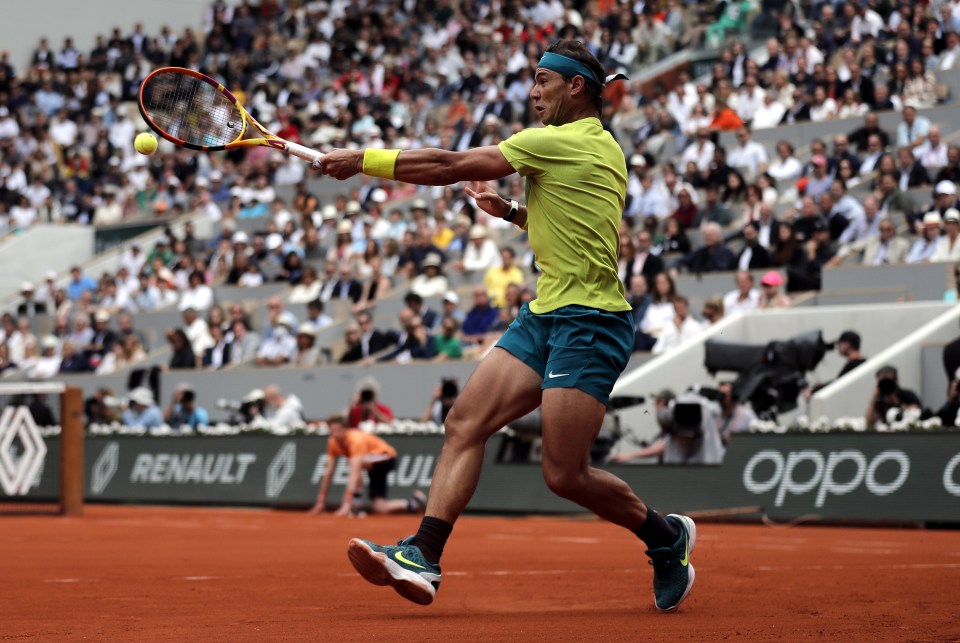 Icon Rafael Nadal was in awesome form to blitz Casper Ruud