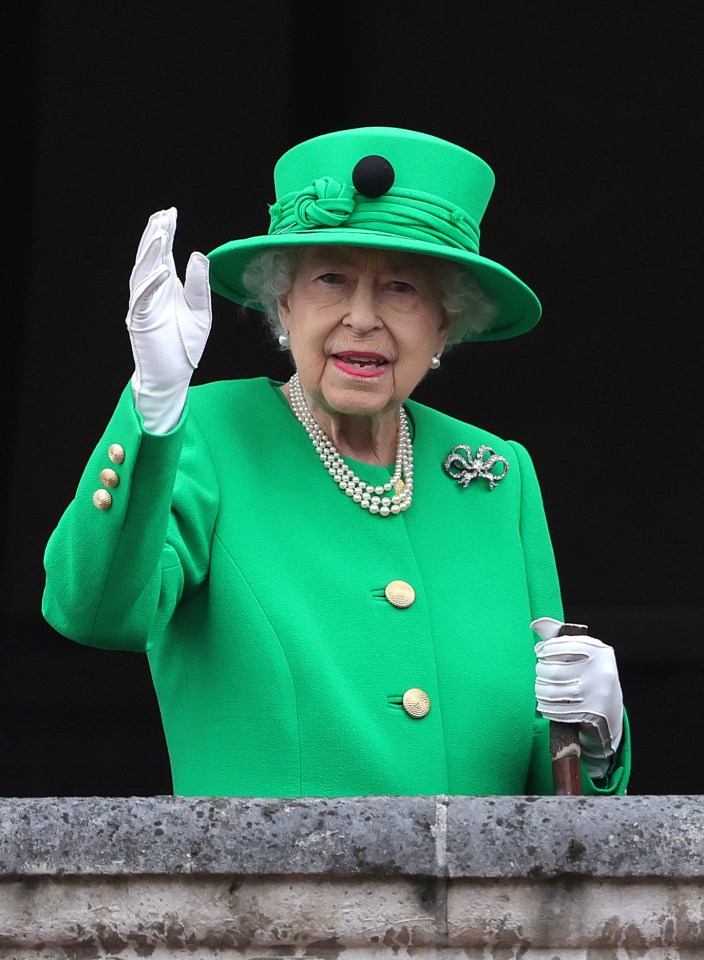 The Queen has made her final appearance of her Platinum Jubilee celebrations