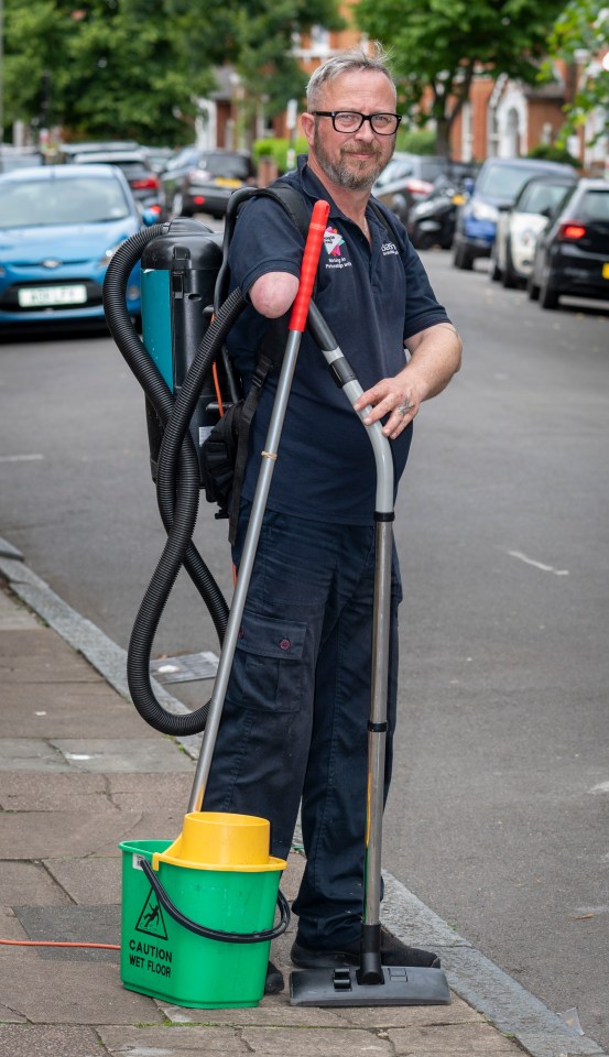 Cleaner Daniel Jeffery has been sacked by council bosses despite being one of the best in Britain