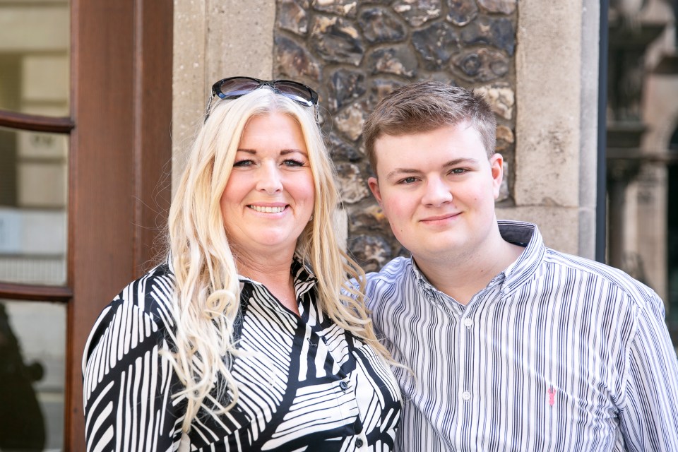 Marie Martin and her son Zak, 18, who has been home-schooled for four years due to autism, ADHD and severe anxiety