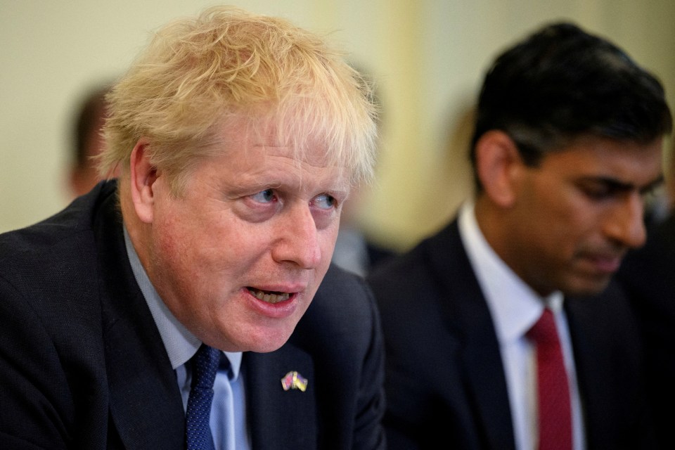 British Prime Minister Boris Johnson addresses his cabinet ahead of the weekly cabinet meeting in Downing Street, London, Britain June 7, 2022. Leon Neal/Pool via REUTERS