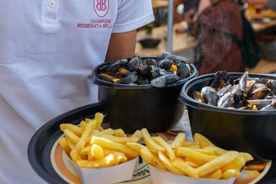 Apart from its pastries, the region is famous for its moules et frites — creamy mussels served with chips