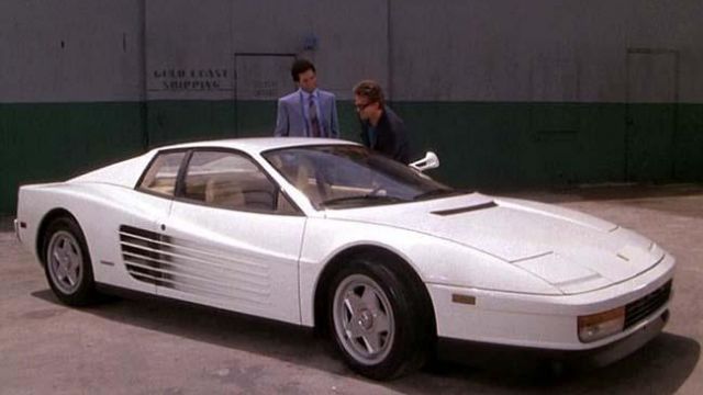 The Miami Vice Ferrari Testarossa came in at six