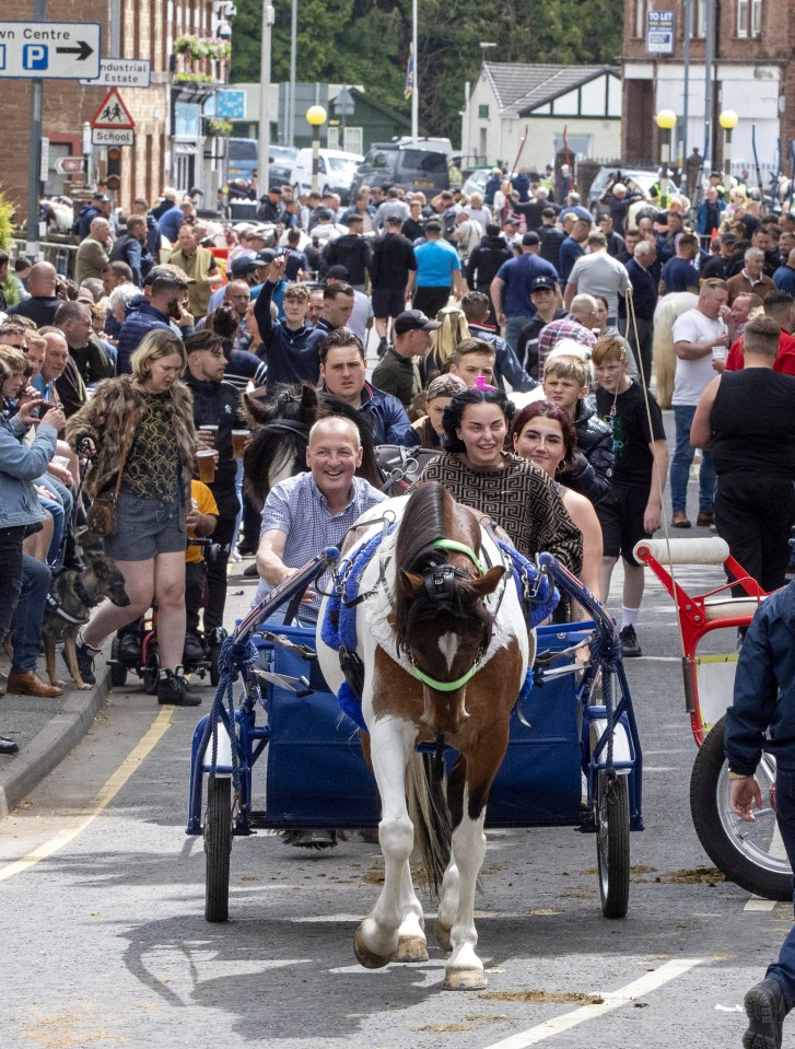 Crowds fill the streets as the Appleby Horse Fair gets underway