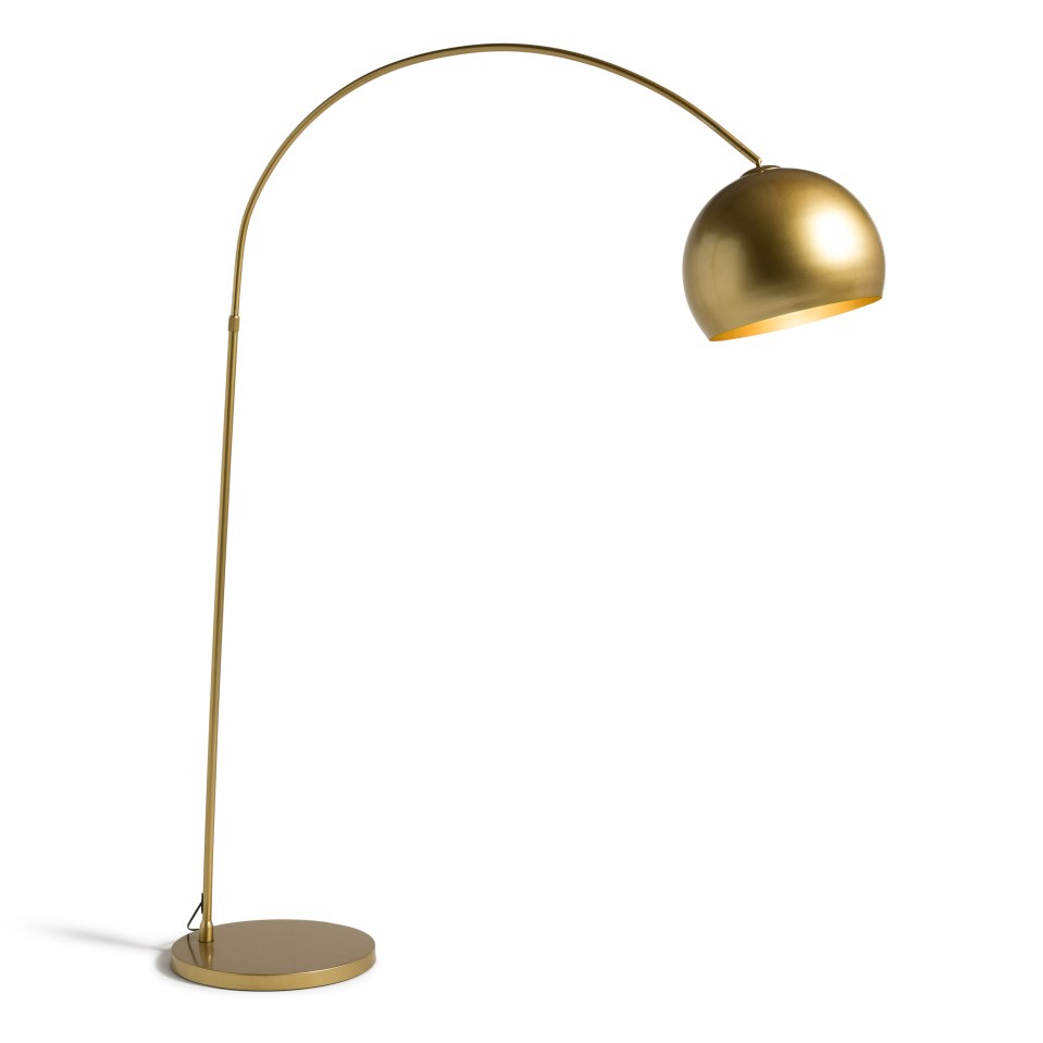 The Habitat Wilderness large arc floor lamp is £140