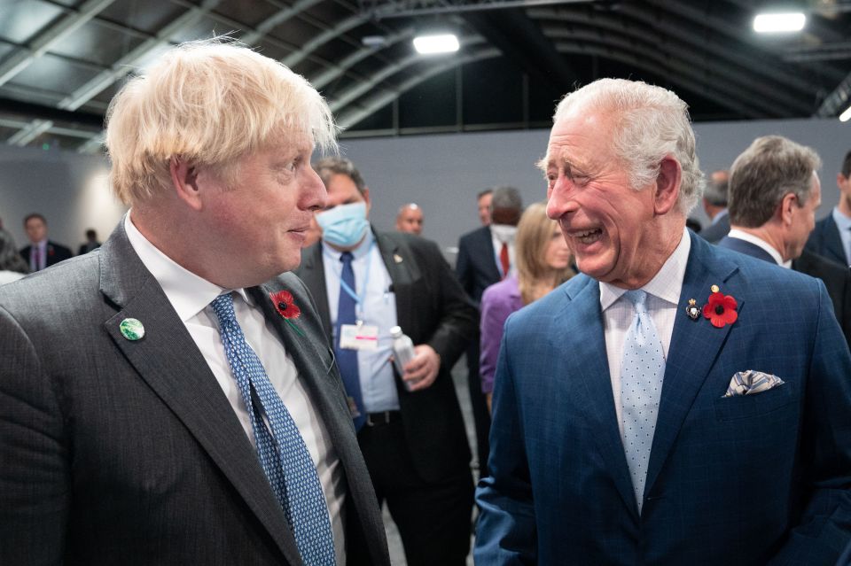 The PM and Charles - pictured at COP26 last year - will meet on Friday