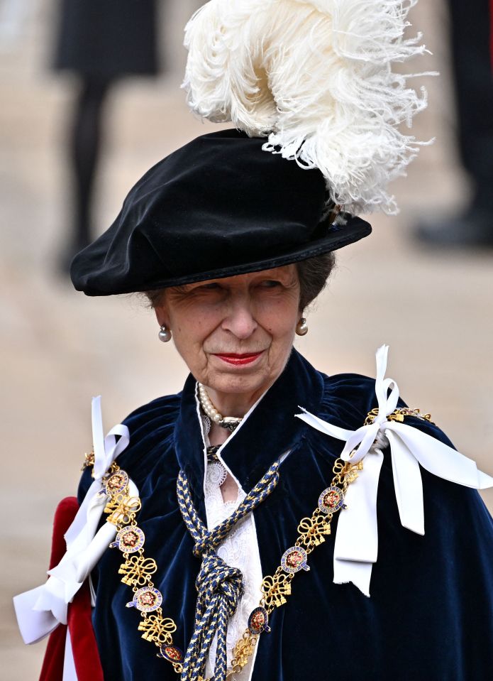 Princess Anne was also in attendance for the royal event